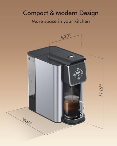 3-in-1 Single Serve Coffee Maker with 50 oz Reservoir X936046