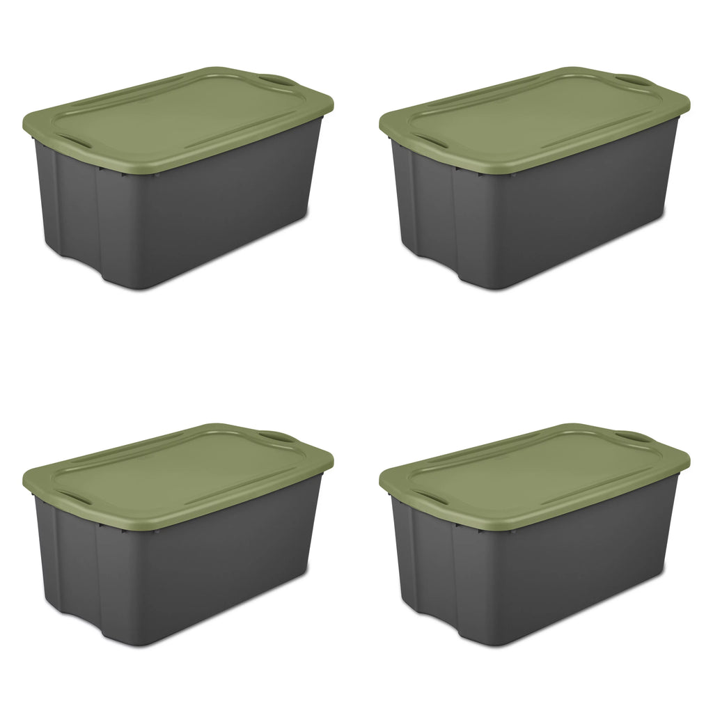 30 Gal. Plastic Storage Bin Set of 4 N36090