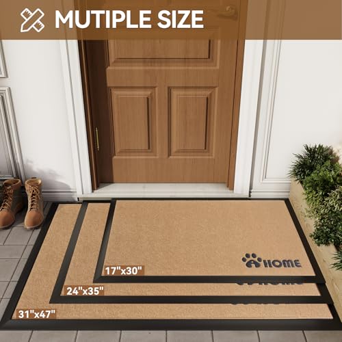 Brown 17x30 Non-Slip Outdoor Door Mat X5574
