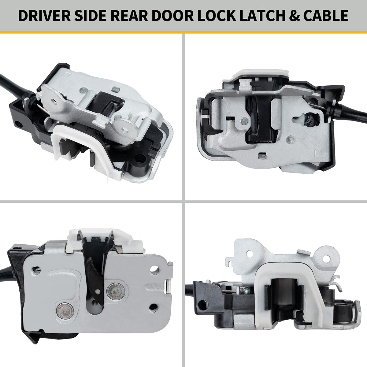 Left Driver Side Upper and Lower Locking Latches Assembly Pack of 2 J115538