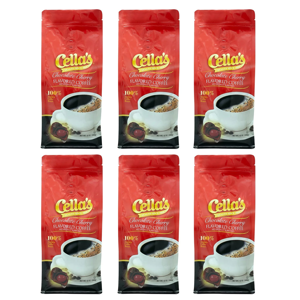 Chocolate Cherry Flavored Medium Roast Ground Coffee 6 - 12 ounces Bags G83846