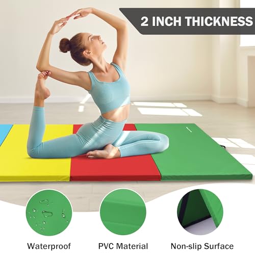 4'x8'x2" High-Density Folding Exercise Mat X6255