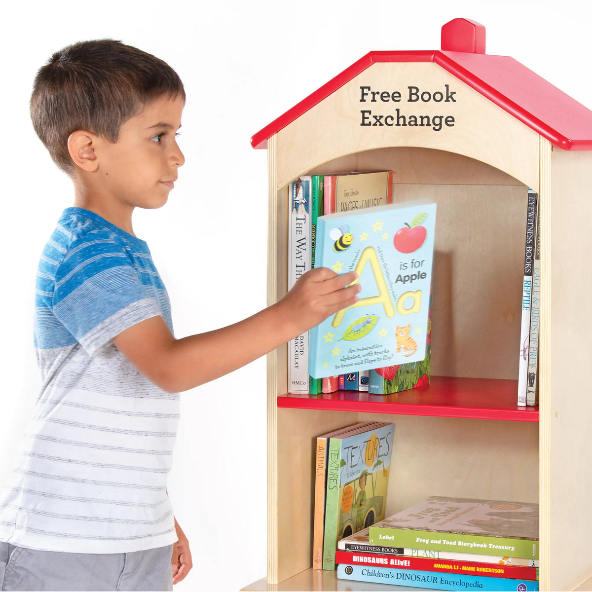 3-Shelf Wooden Bookcase I978731