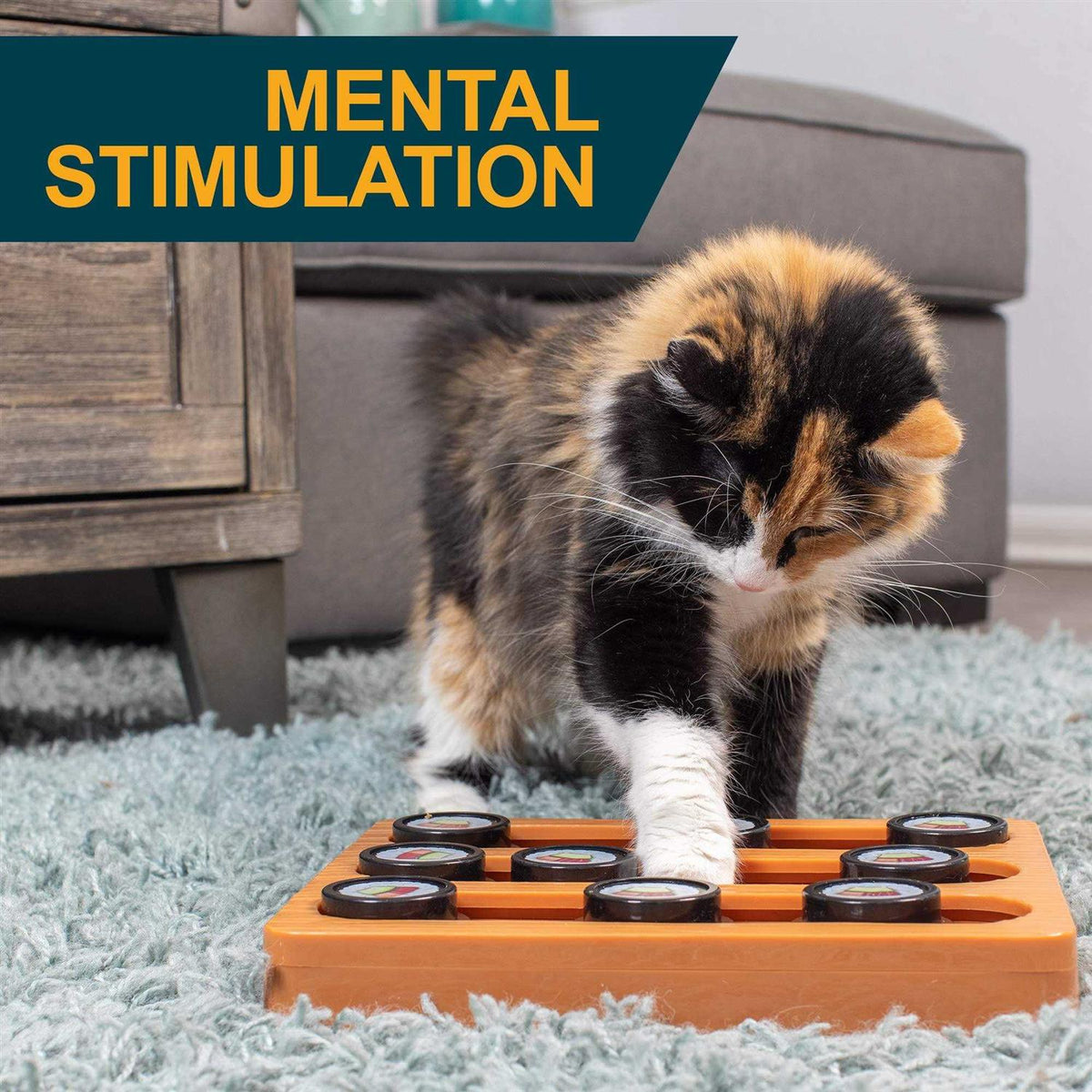Interactive Puzzle Game Dog Toys & Cat Toys J73540