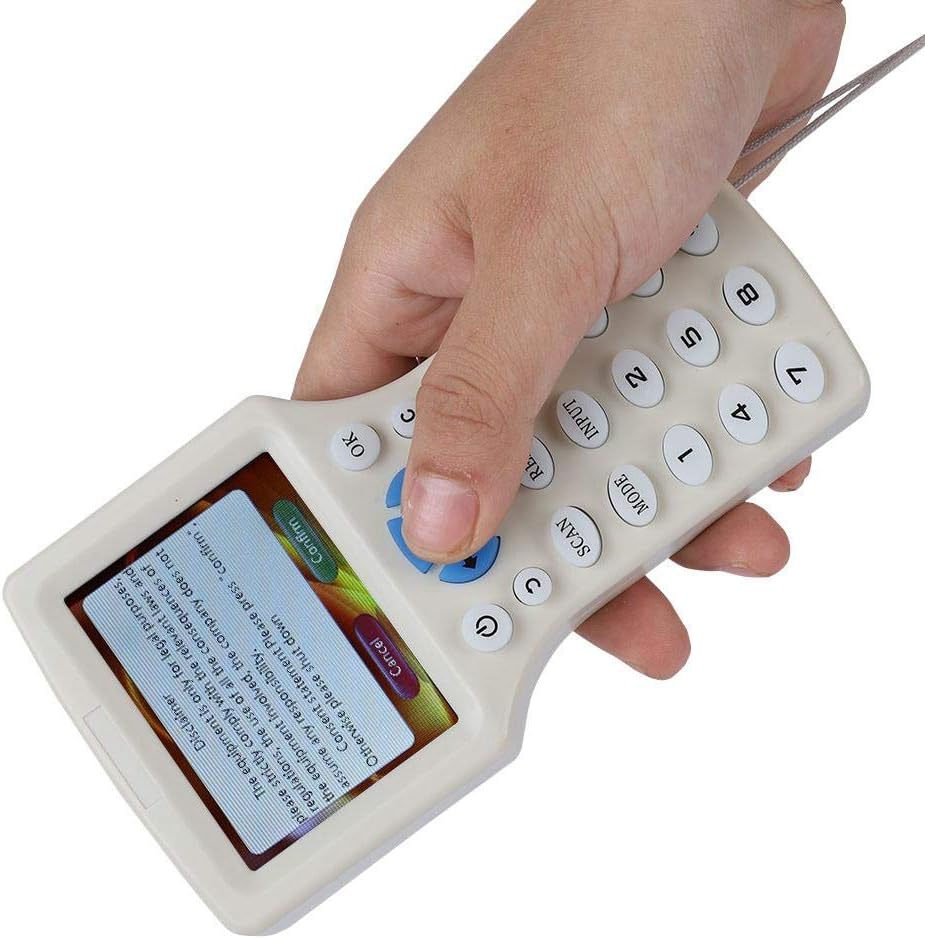Handheld RFID Copier ID IC Reader Writer with 3.2 Inch Screen D884