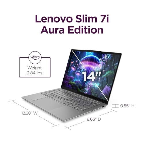 14" WUXGA OLED Display Laptop with Core Ultra 7 Processor 256V, 16 GB Memory, 1 TB Storage, Luna Grey Z36252