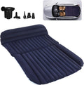 SUV Air Mattress Car Bed Inflatable with Air Pump Blue and Black X8201
