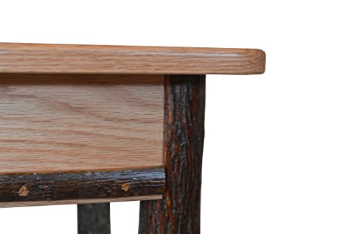 Small Rectangular Walnut-Stained Hickory Writing Desk B789
