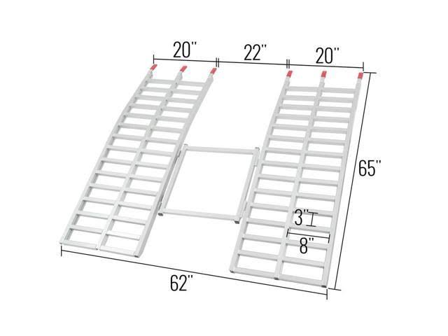 Arched UTV Trailer Loading Ramp Q50335