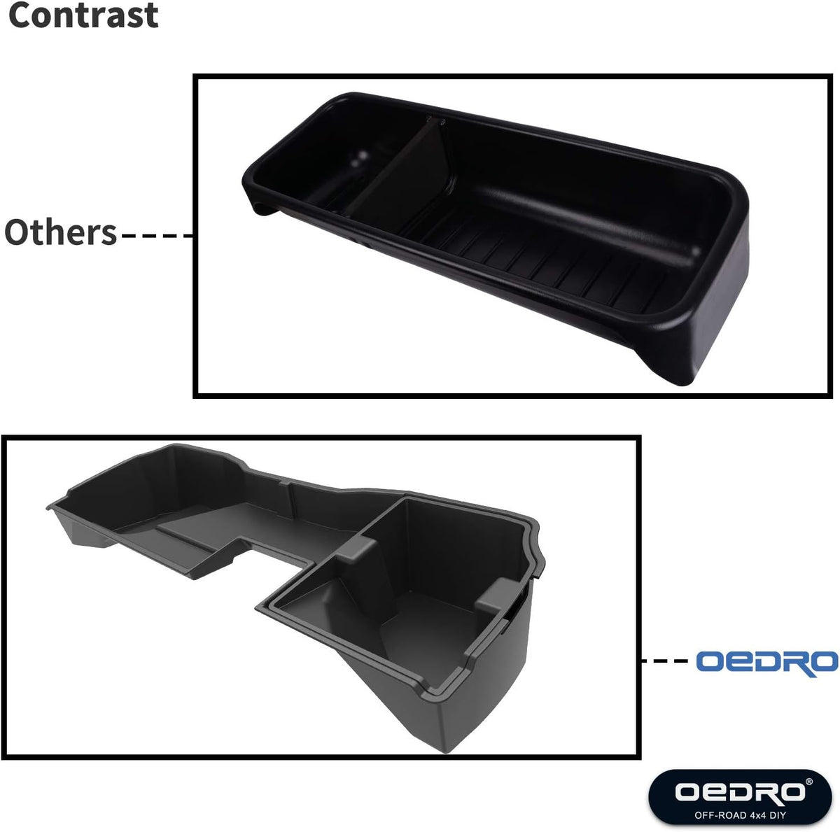 Rear Under Seat Storage Box for Double Cab P78839