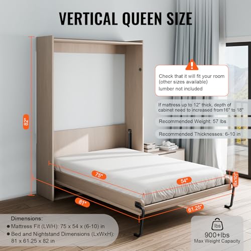 Twin Size Vertical Murphy Bed Kit J996633