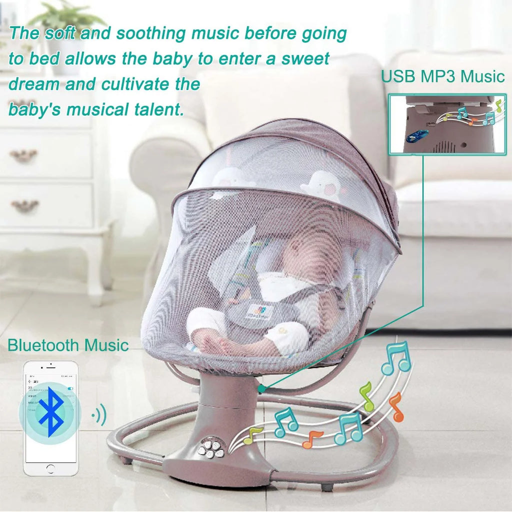 Electric Portable 2 in 1 Baby Swing Bouncer Seat L618
