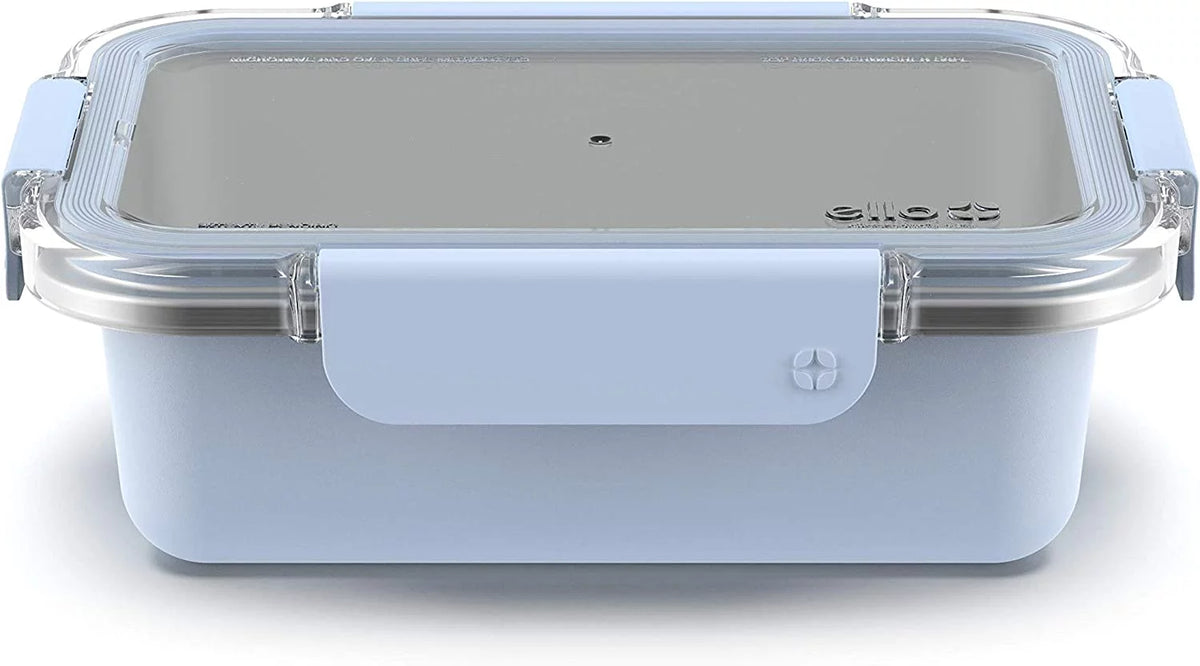 Stainless Steel Rectangle Food Storage Container with Leak-Proof Lids, 4 Cup F72676