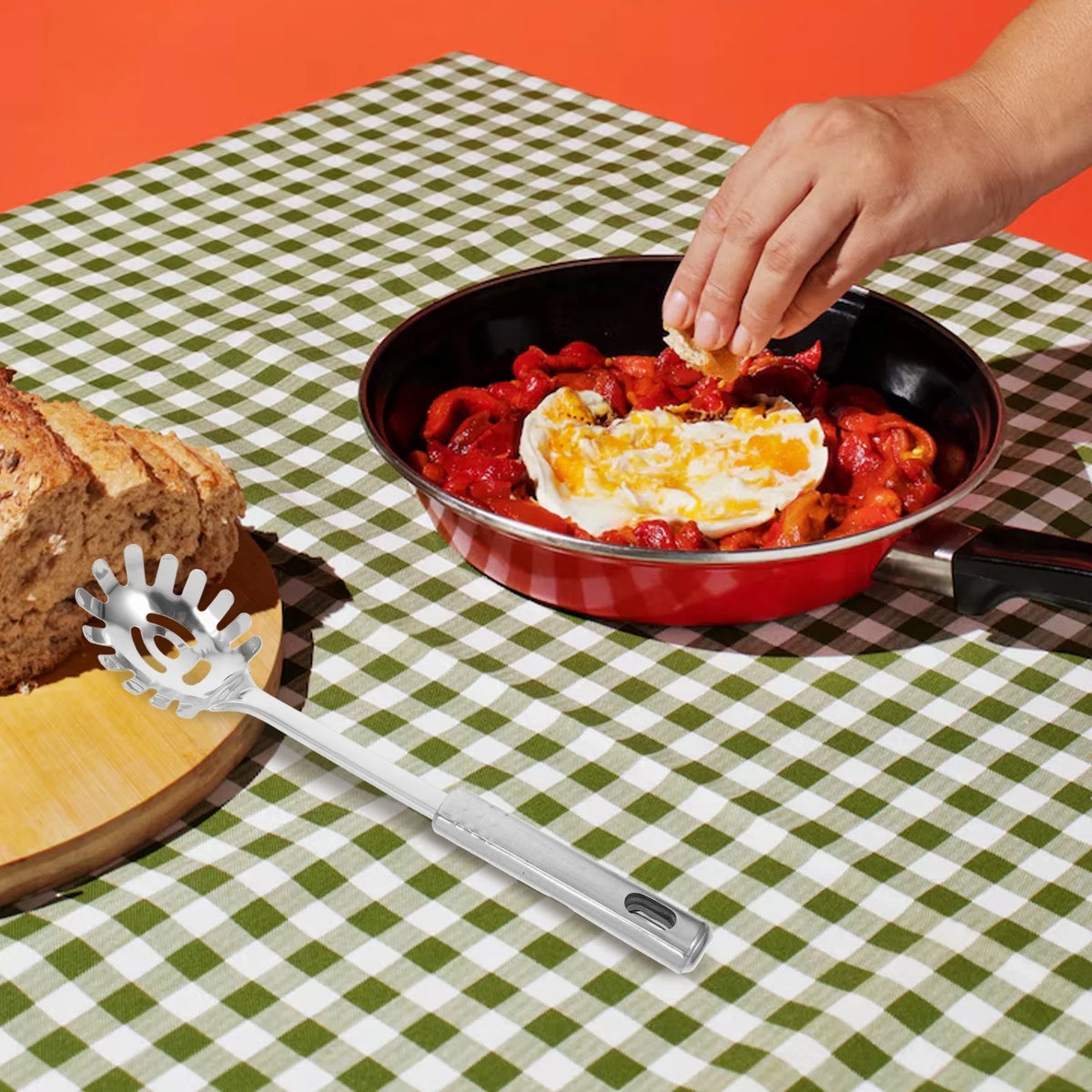 Stainless Steel Pasta Server U706871