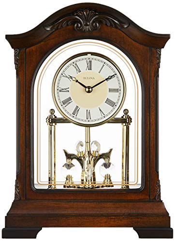 Walnut Chiming Clock L8736
