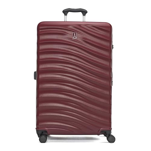 Black 21-Inch Hardside Carry On Luggage with 8 Spinner Wheels V288