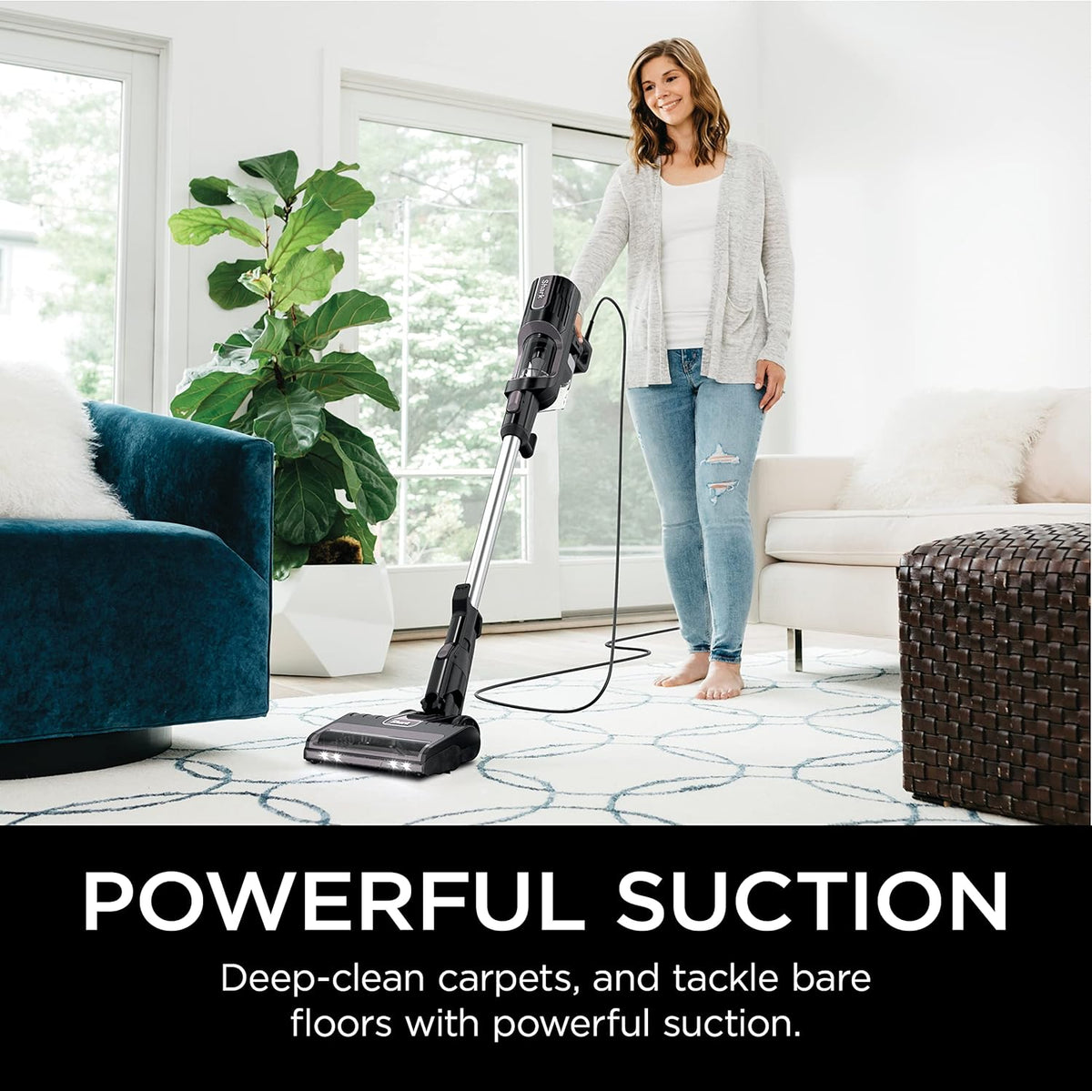 Corded Stick Vacuum Ultralight Pet Plus, Black/Lavender, Magenta Y89412