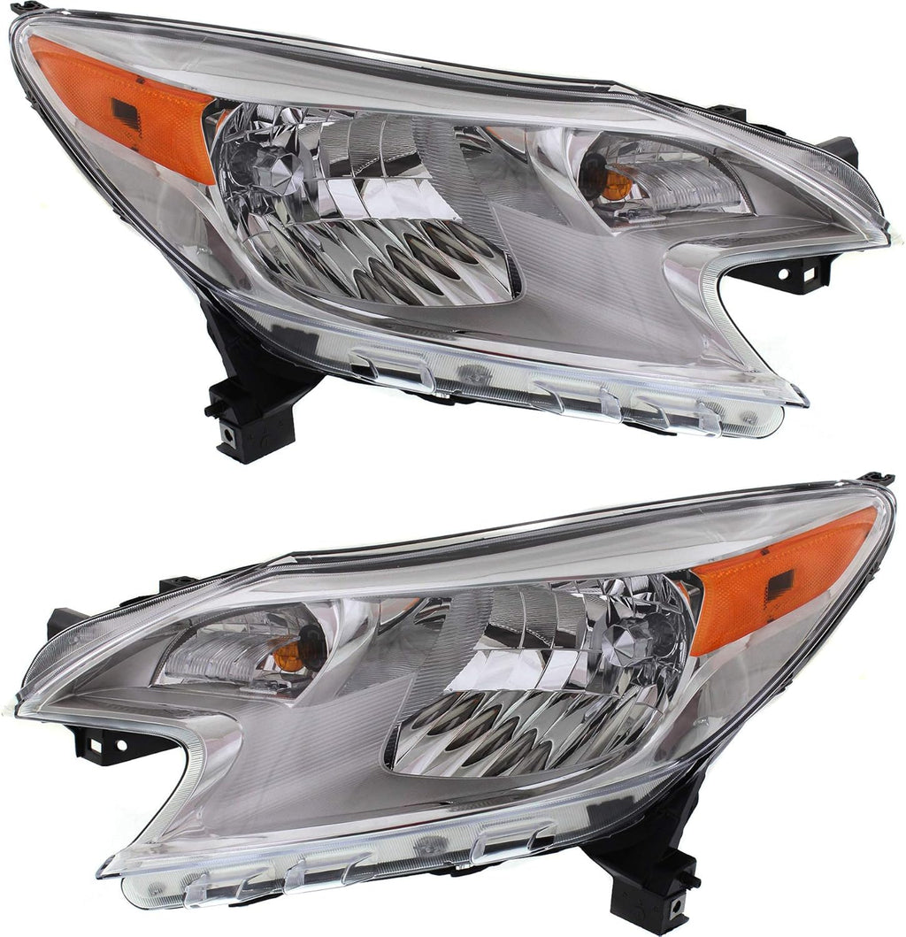 Headlight Assembly Set of 2 Halogen T463641