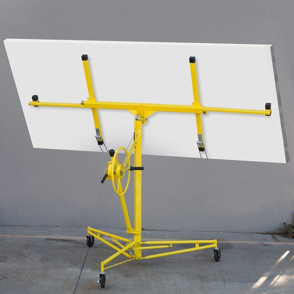 16 ft Drywall Rolling Lift Panel Hoist Jack with Caster Wheel L817275