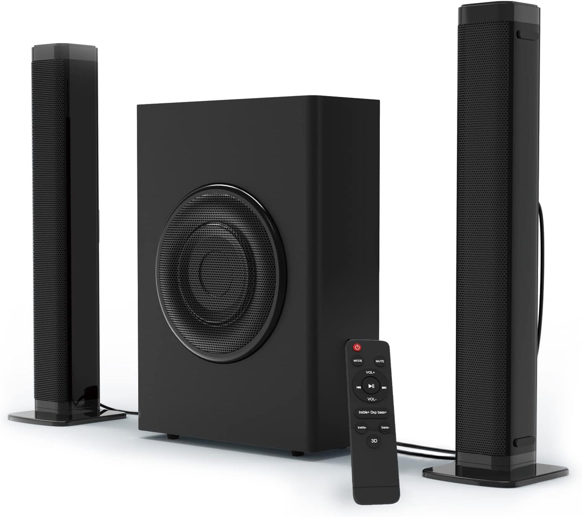 Sound Bars for TV with Subwoofer, 2.1 Channel L24505