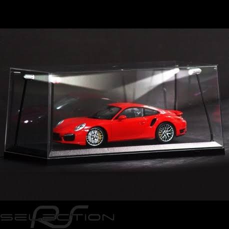 Display Case 1/18th LED Black D968
