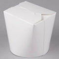 White 26 oz Microwavable Paper Take-Out Container 500/Case M666905
