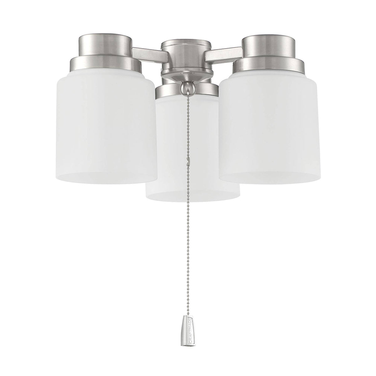 3 Light Universal Fan Light Kit - Polished Nickel J7411