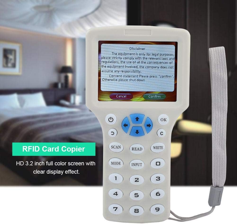 Handheld RFID Copier ID IC Reader Writer with 3.2 Inch Screen D884