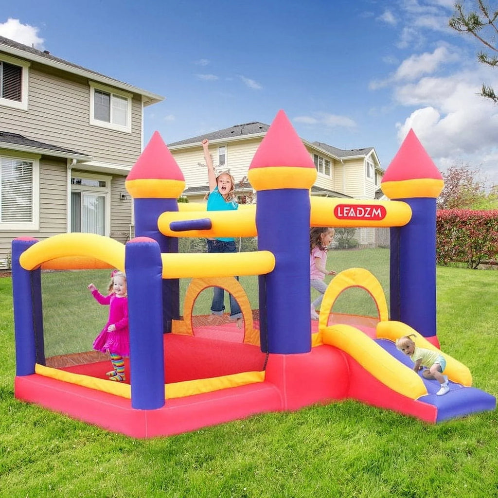 Inflatable Bounce House Slide with Blower O587