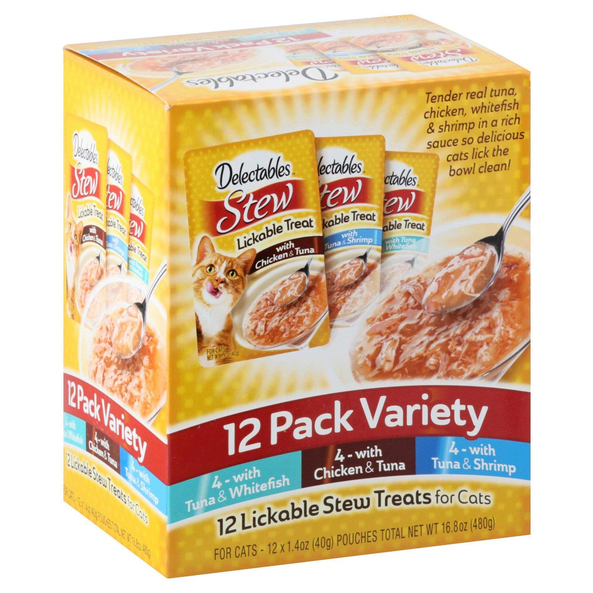 Lickable Cat Treats Variety Pack F207