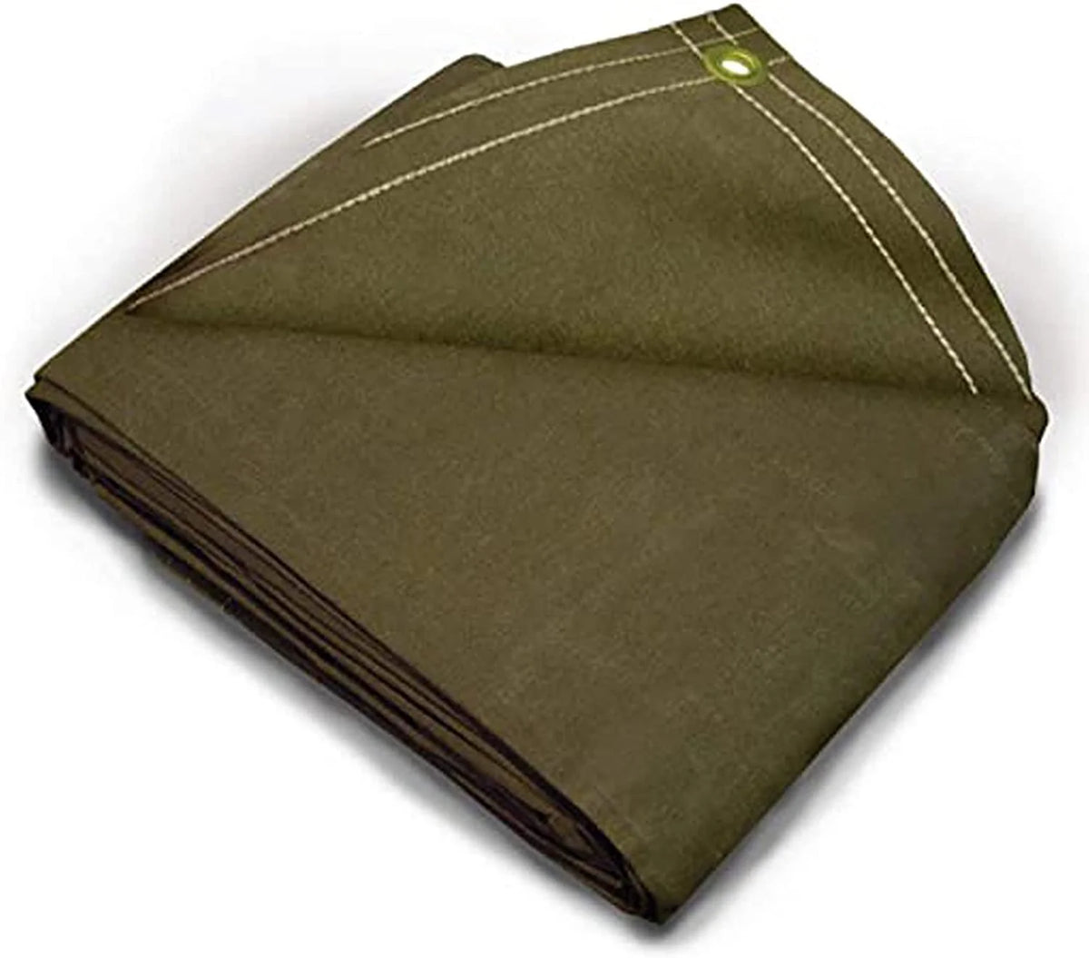 20 Mil Canvas Tarp with Brass Grommet Olive Drab 6'x8' P260812