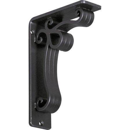 Wrought Iron Bracket Antiqued Brass Triple Center Brace Y618