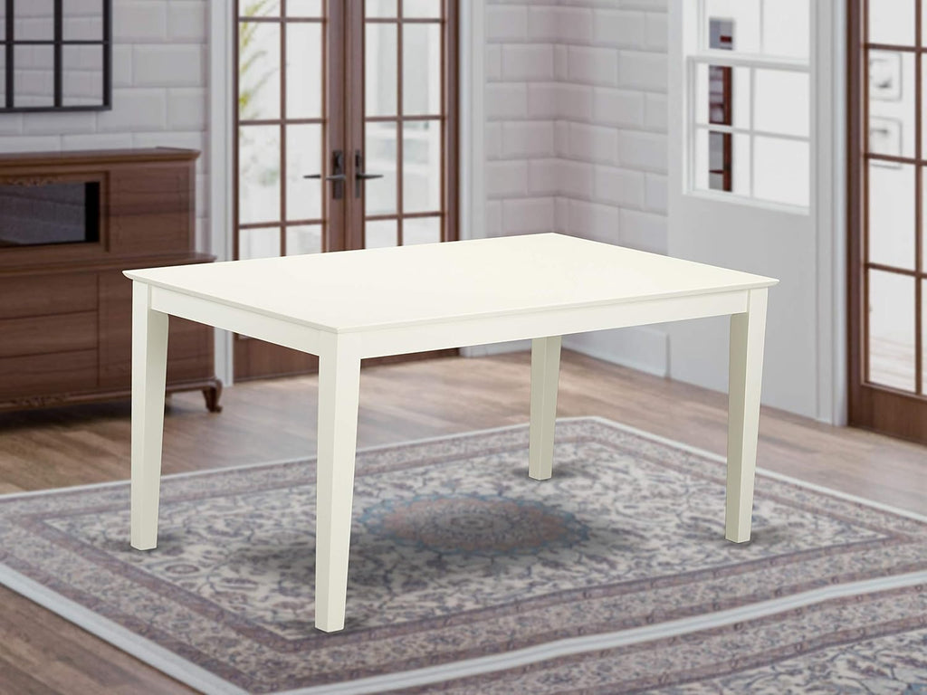 Rectangular Dining Table with Solid Wood Top K5722