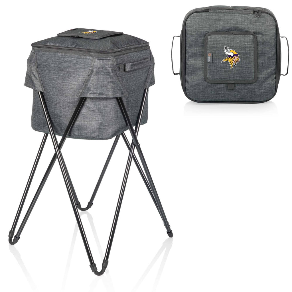 Gray Camping Cooler with Stand B219
