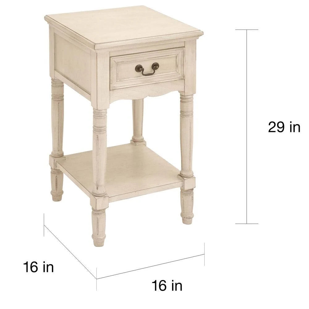 Antiqued Solid Wood Night Stand M675