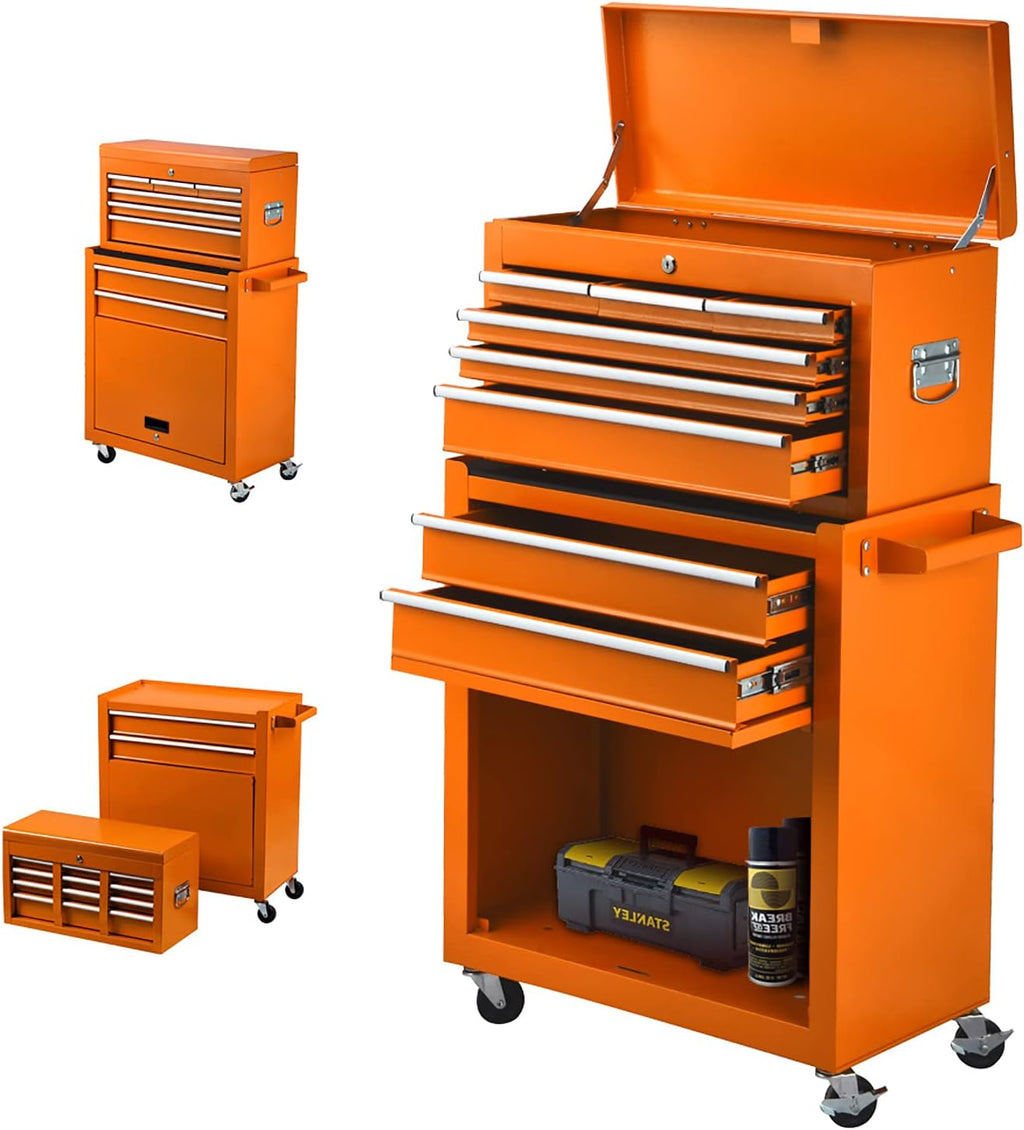 8-Drawer Red Rolling Tool Chest with Locks X968395