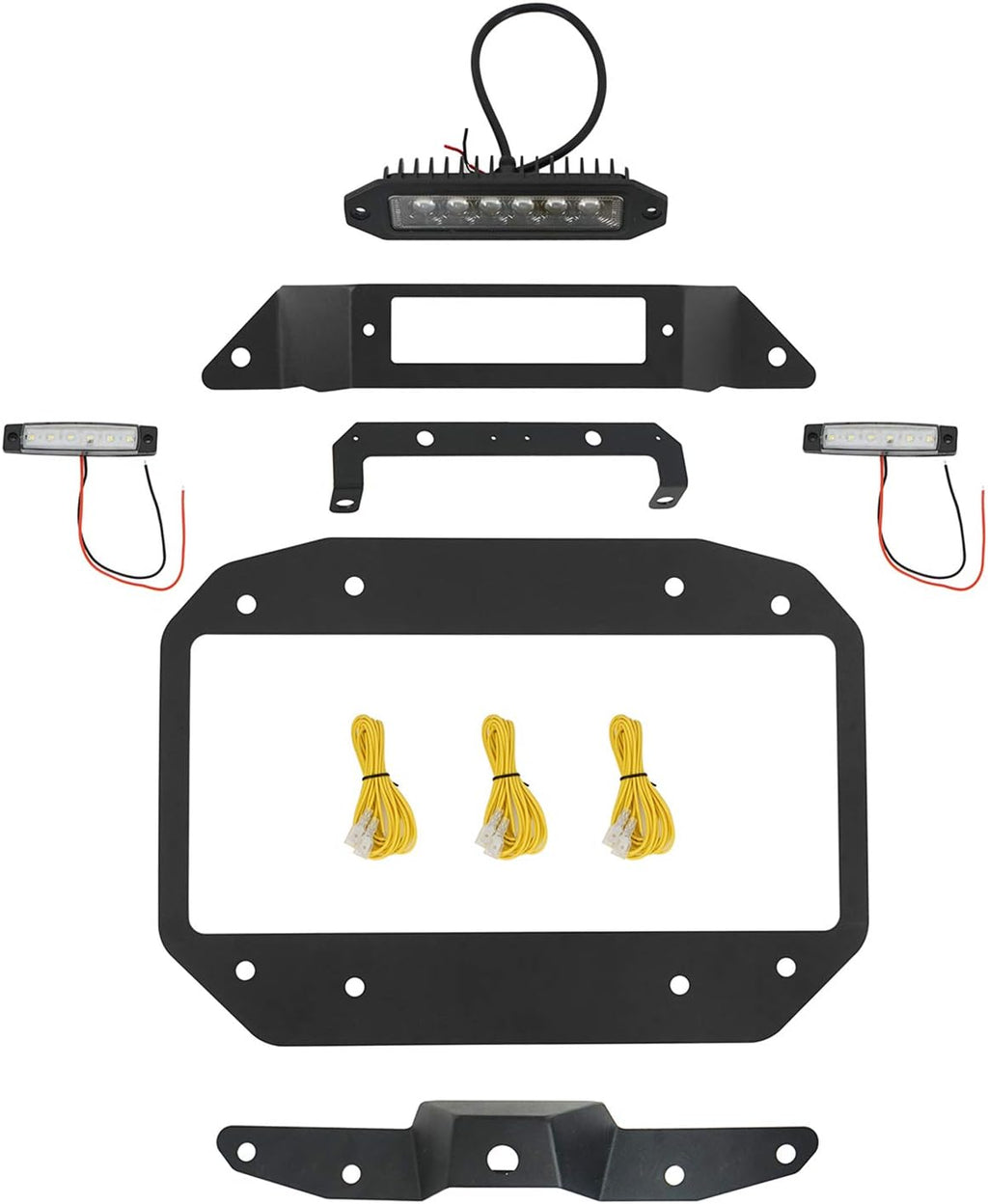 Spare Tire Delete License Plate Relocation Kit H850