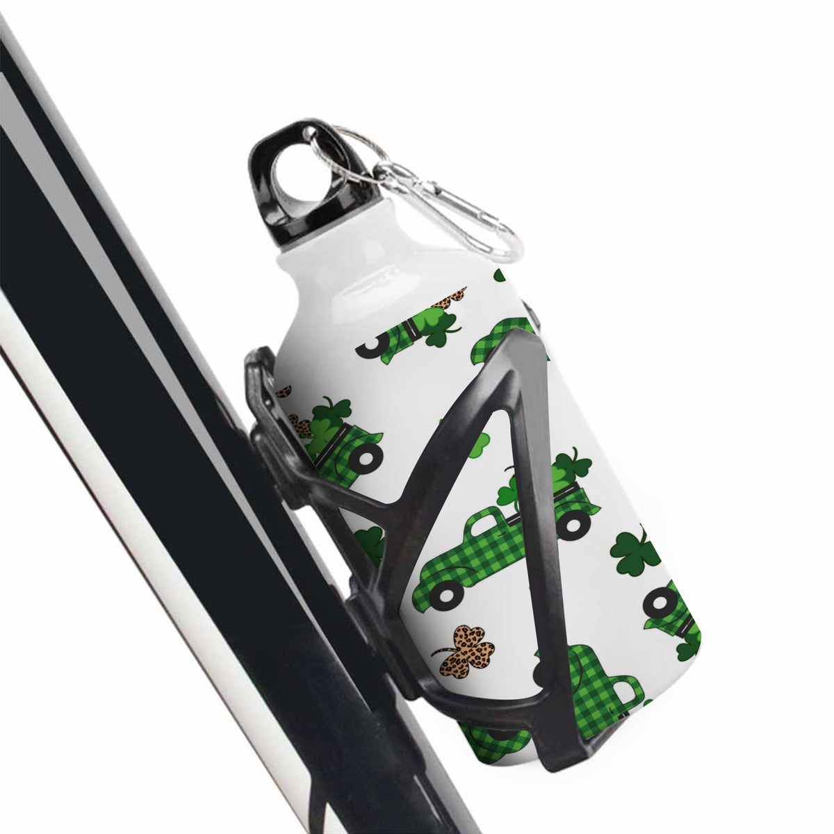 Green Truck 400ml Sport Aluminum Water Bottle with Twist Cap O8956