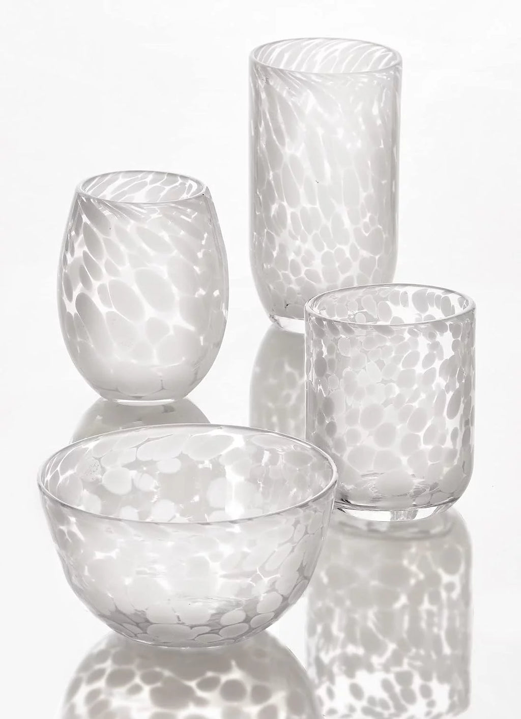 Confetti Stemless Wine Glass V83066