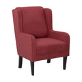Rust Wingback Accent Chair C9228