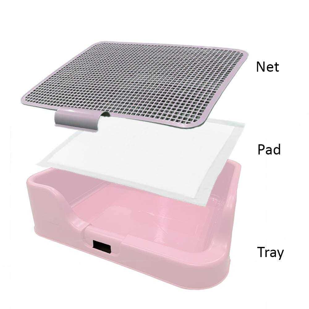 Indoor Dog Potty Tray with Protection Wall W539