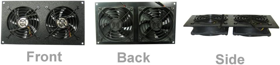 Programmable Thermal Controlled Cooling Kits, Oak, Dual 120mm N65769