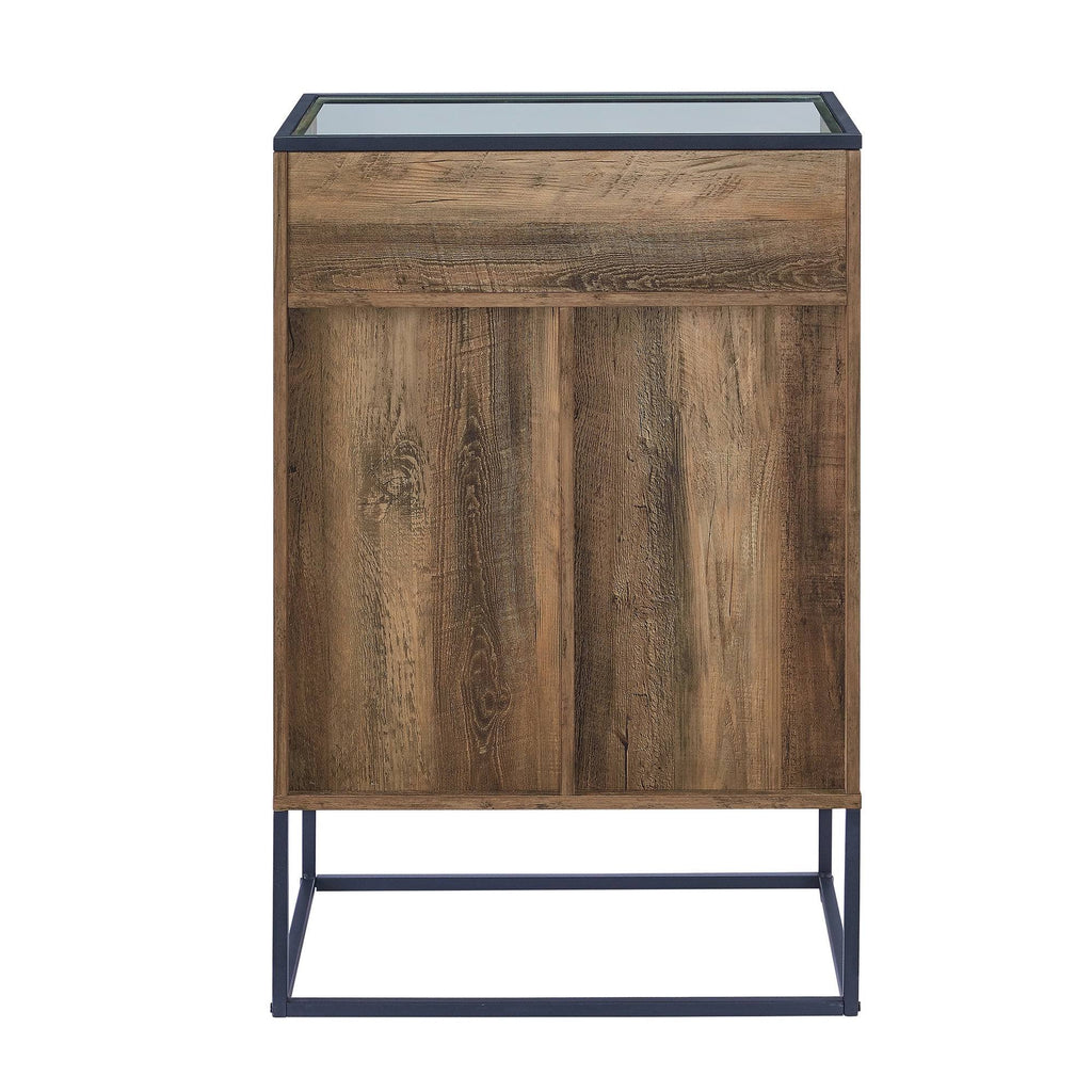 Glass Top 1-Door Bar Cabinet I76163