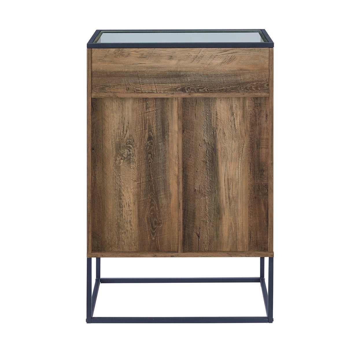 Glass Top 1-Door Bar Cabinet I76163