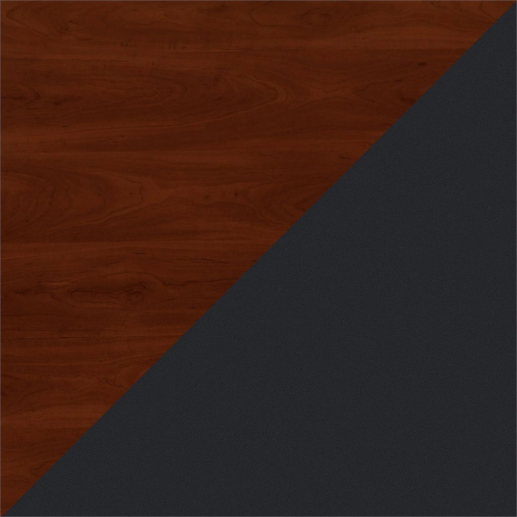 83" L Shaped Executive Desk in Hansen Cherry G1126