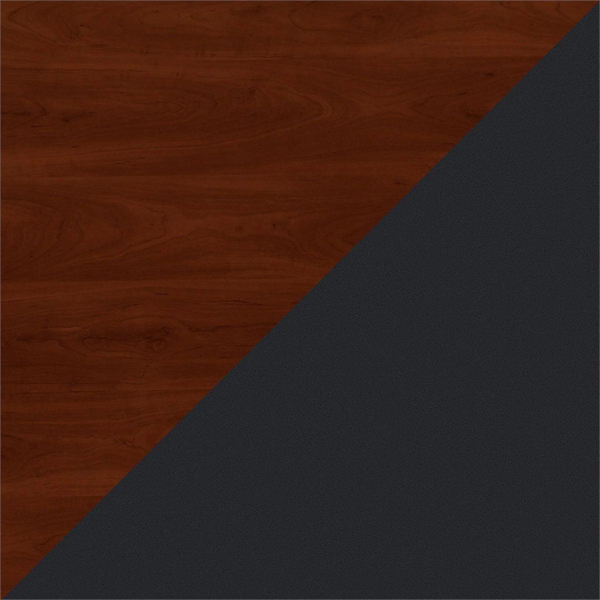 83" L Shaped Executive Desk in Hansen Cherry G1126