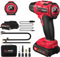 Portable Car Air Pump with Digital Pressure Gauge, 12V 140 PSI Cordless Tire Pump W245989
