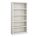 5 Tier Wooden Bookcase Bookshelf in Chalked Chestnut U24216