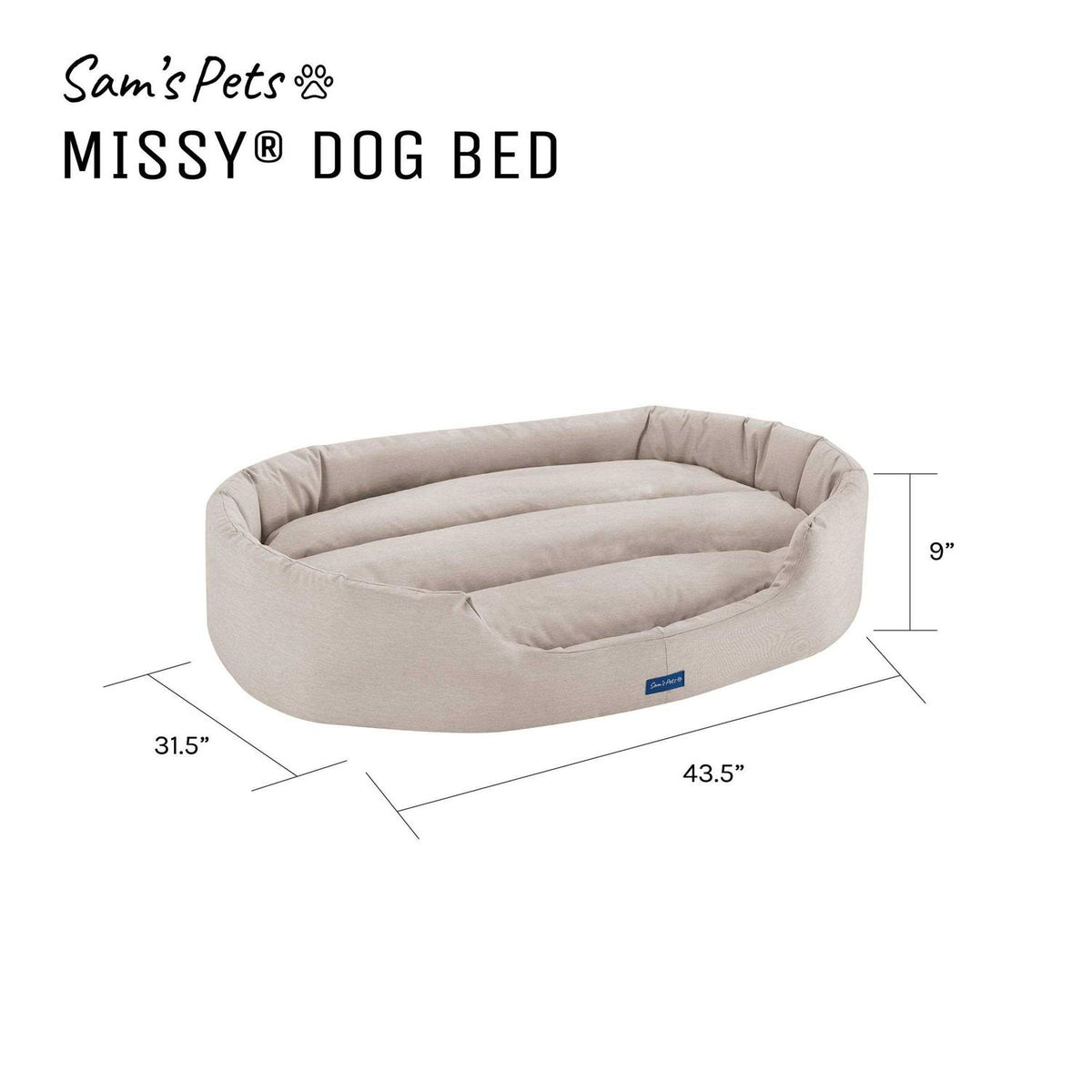 Round Dog Bed O7935
