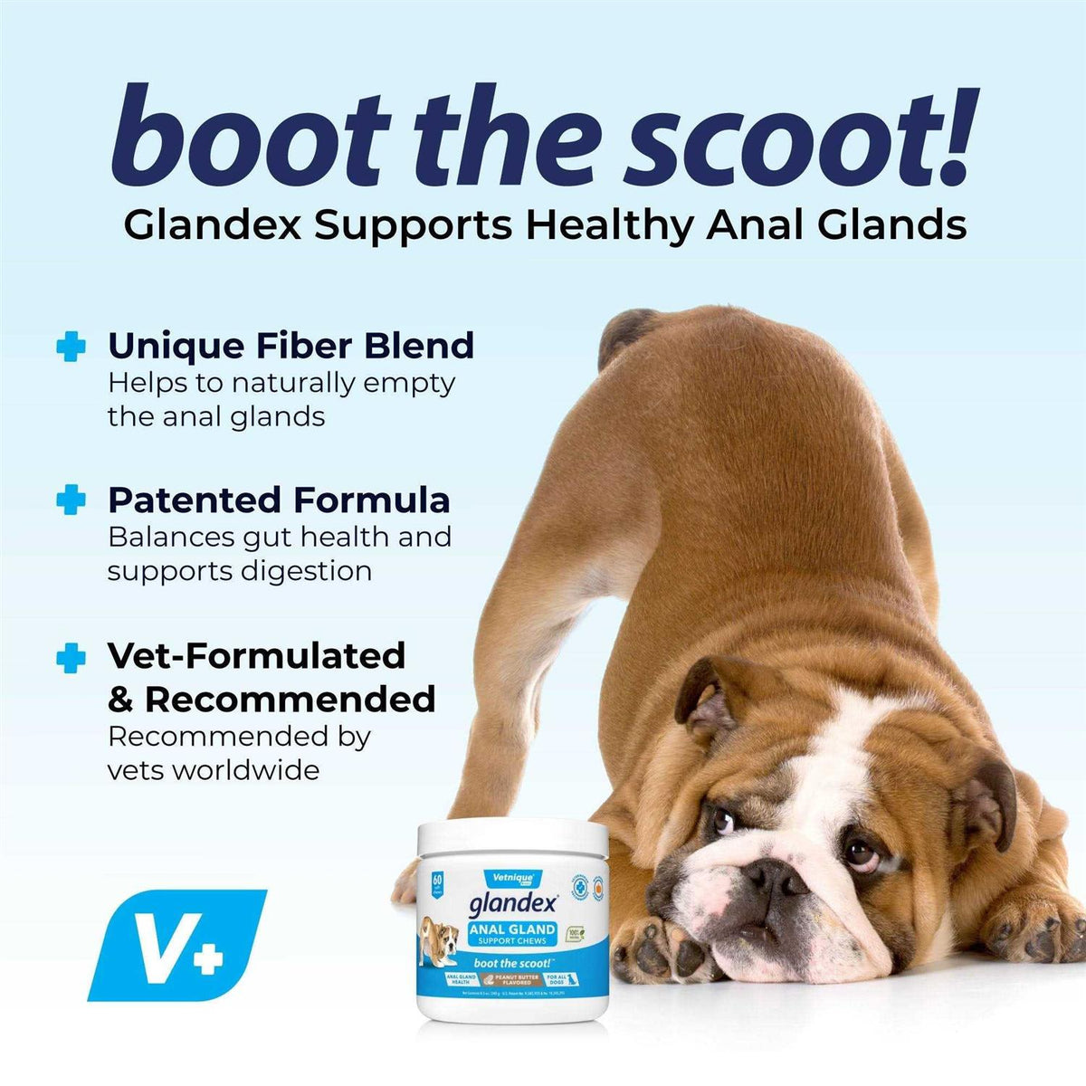 Anal Gland Soft Chews Supplement for Dogs U9826